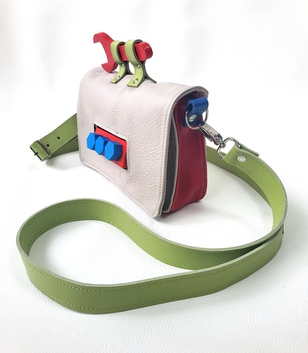 Small leather crossbody bag