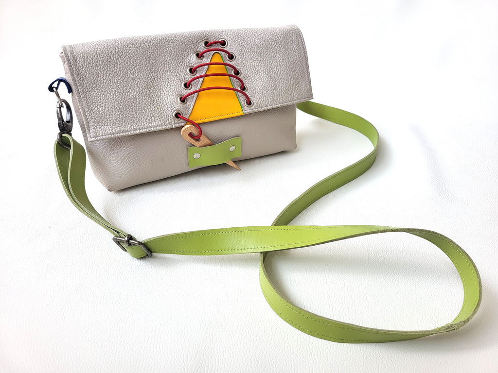 Small leather crossbody bag