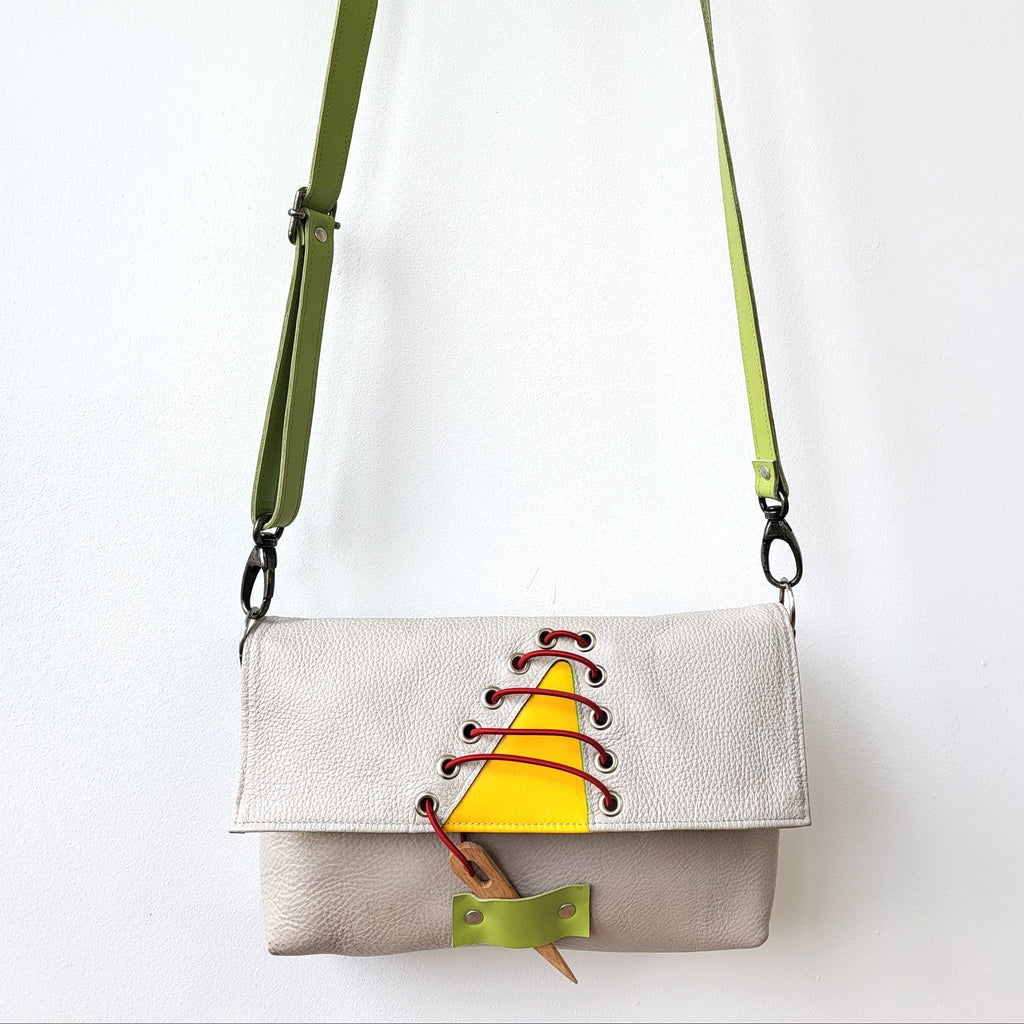 Small leather crossbody bag