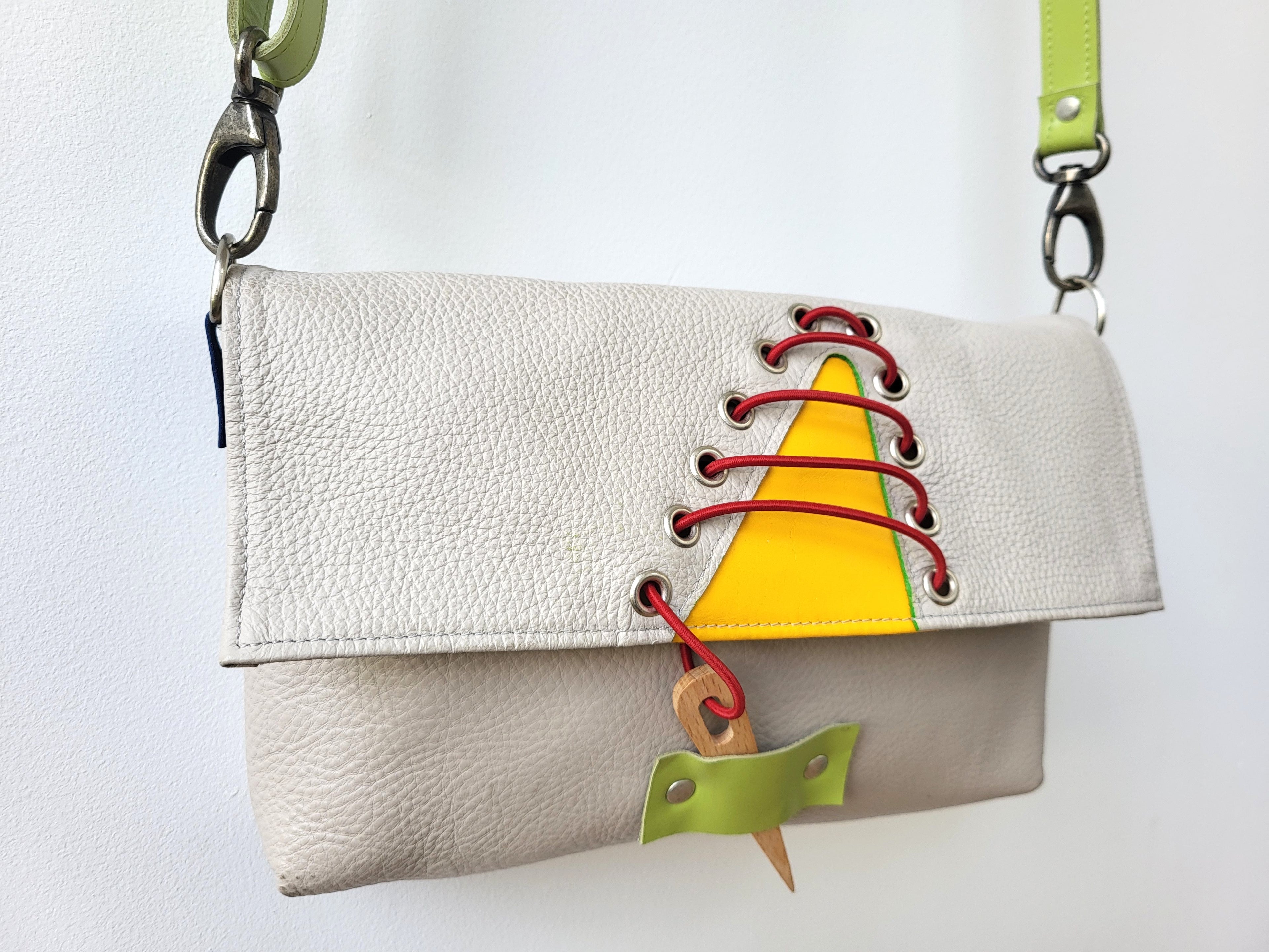 Small leather crossbody bag