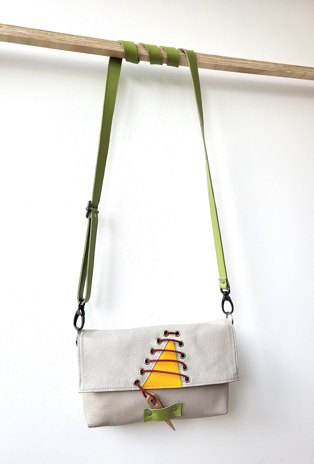 Small leather crossbody bag