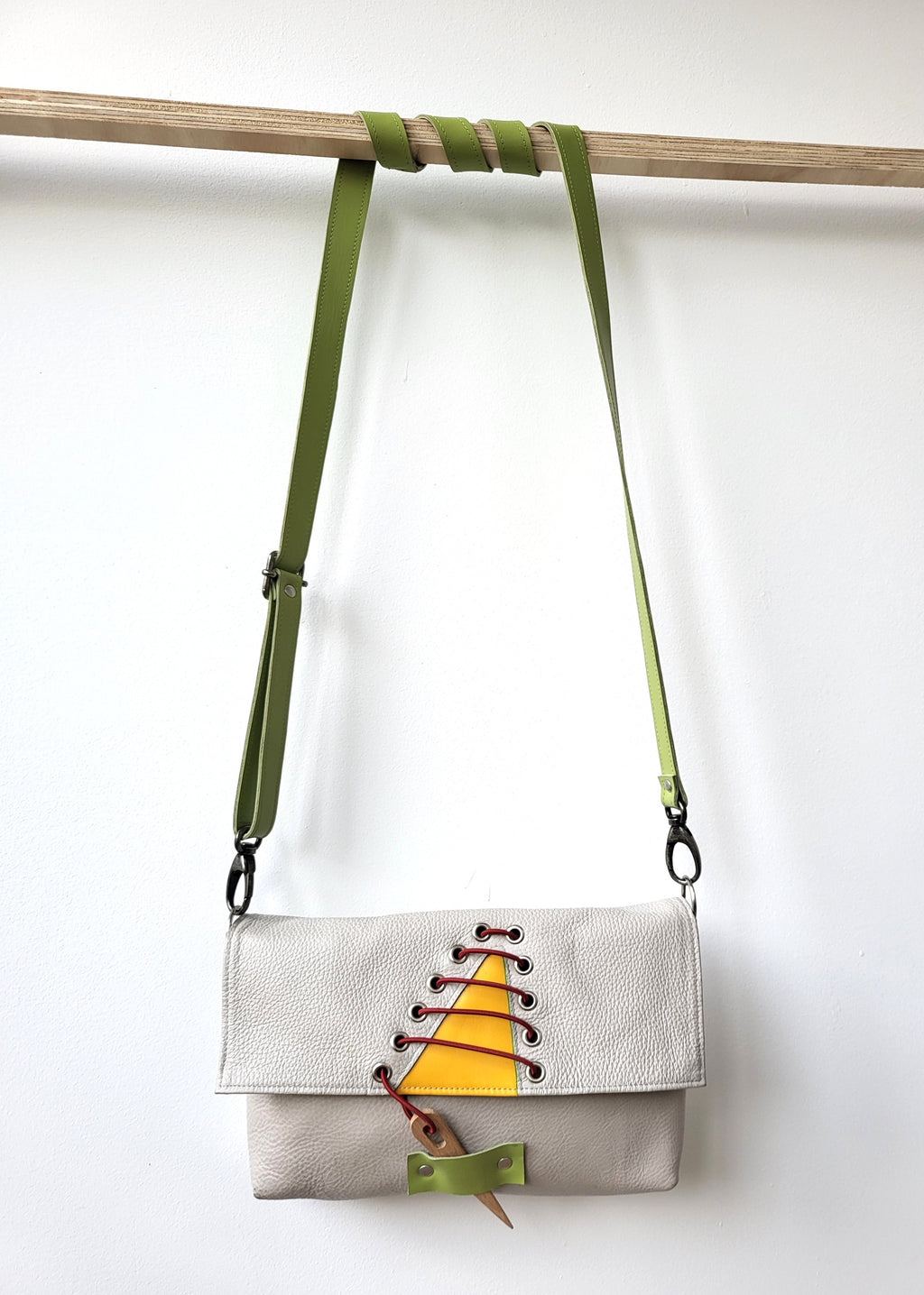 Small leather crossbody bag