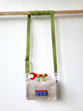 Small leather crossbody bag