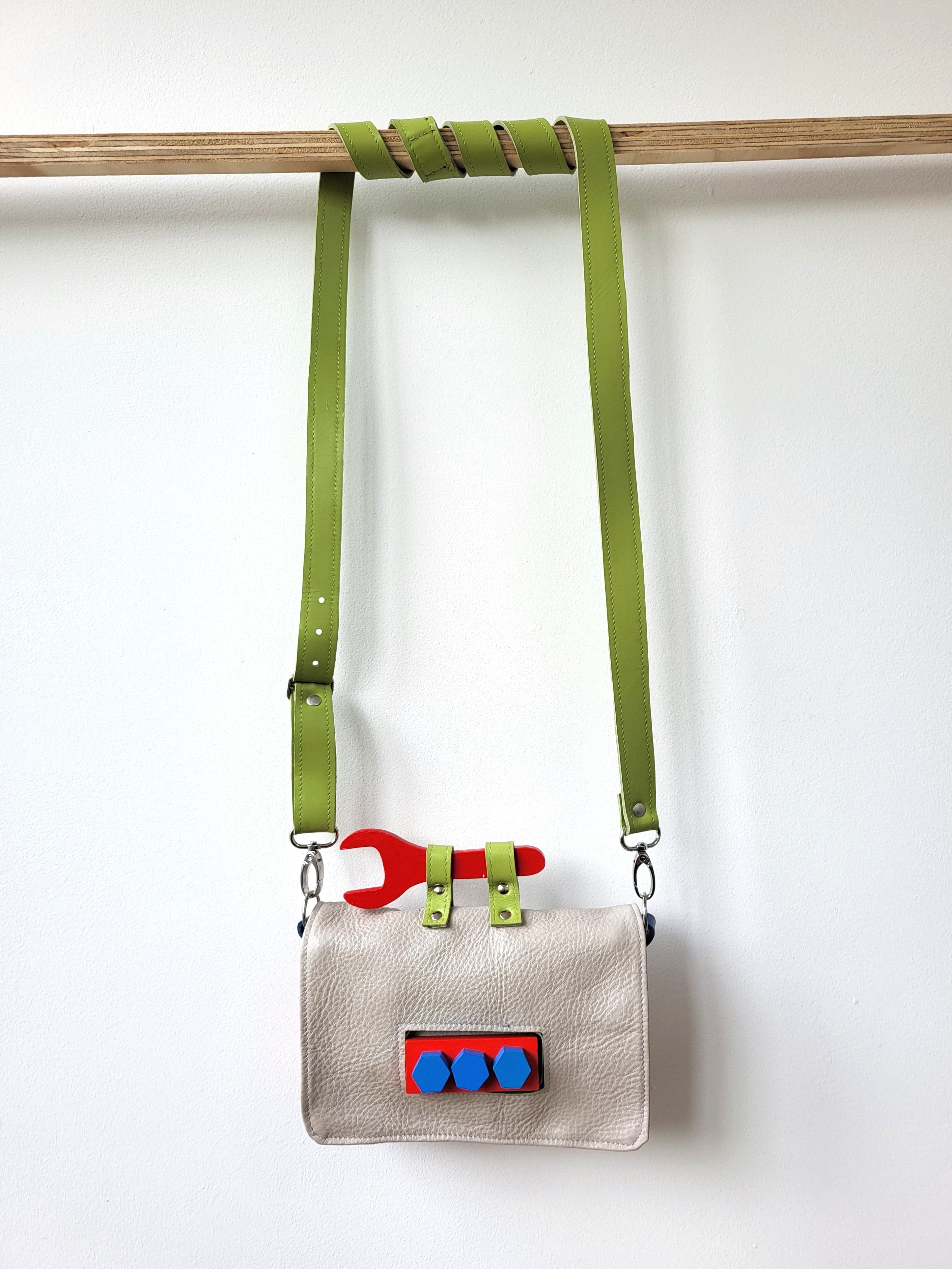 Small leather crossbody bag