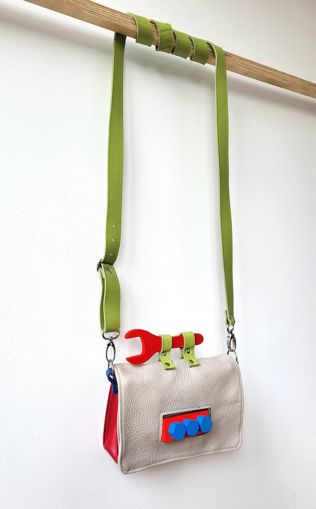 Small leather crossbody bag