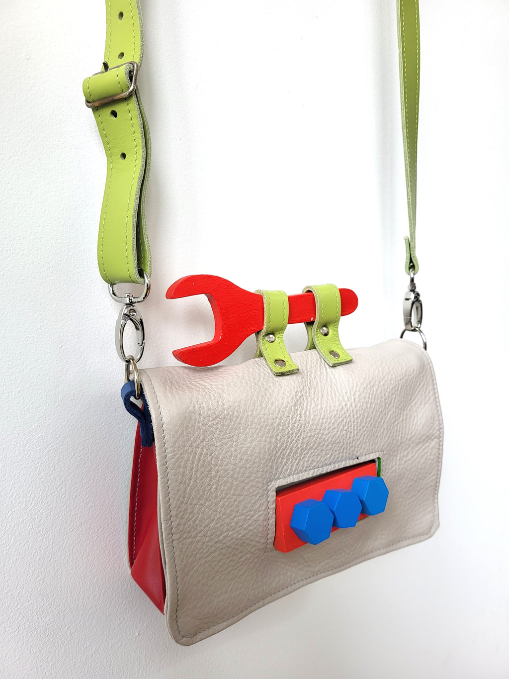 Small leather crossbody bag