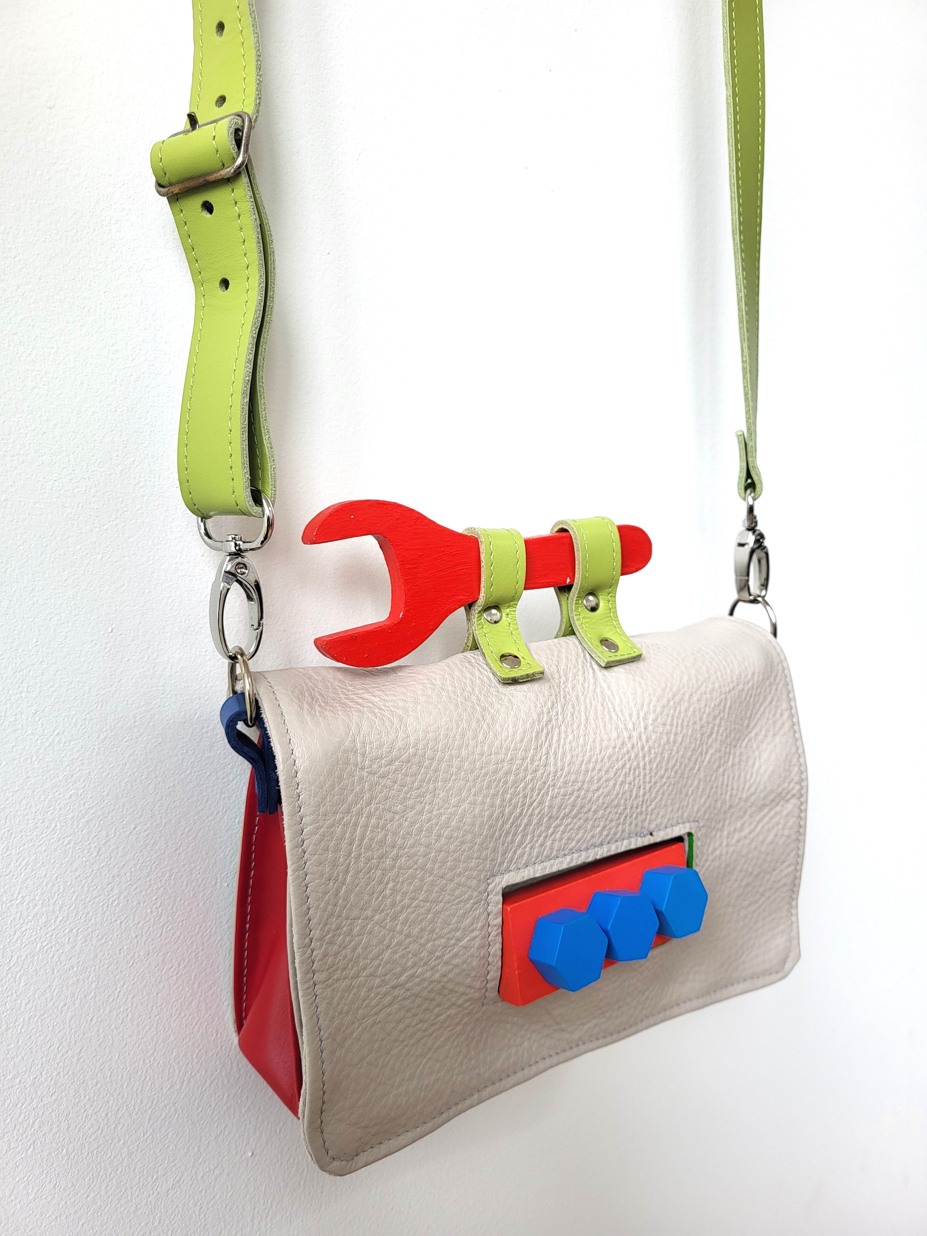 Small leather crossbody bag