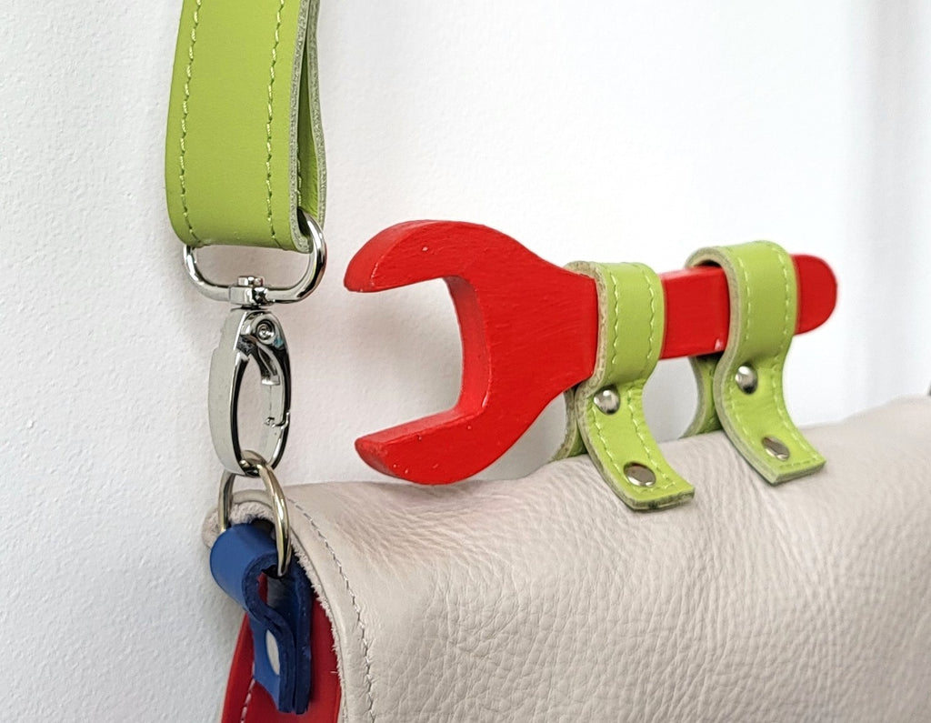 Small leather crossbody bag