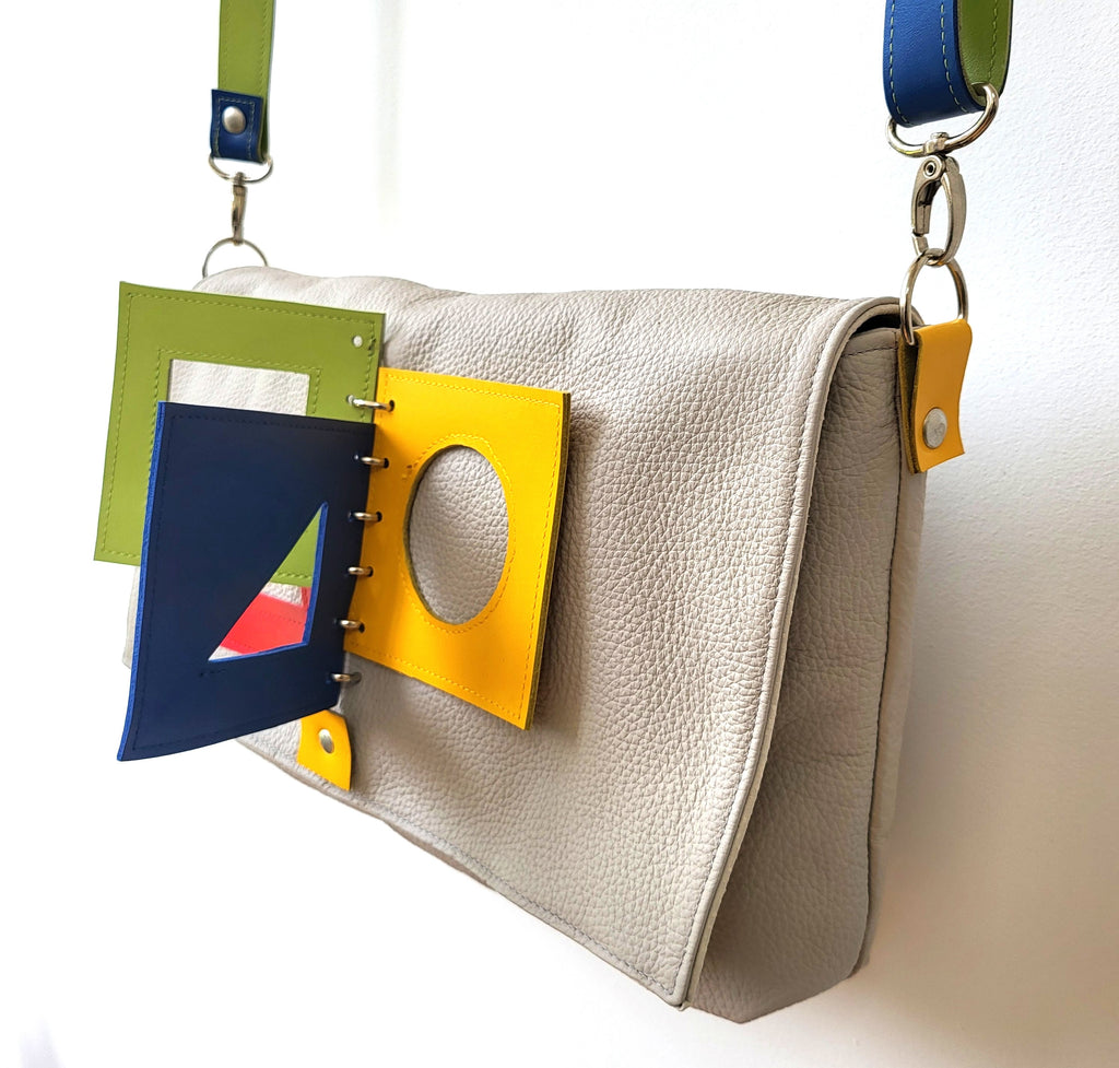 Crossbody leather bag