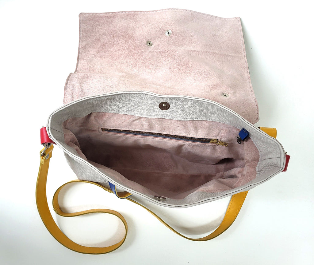 Crossbody leather bag