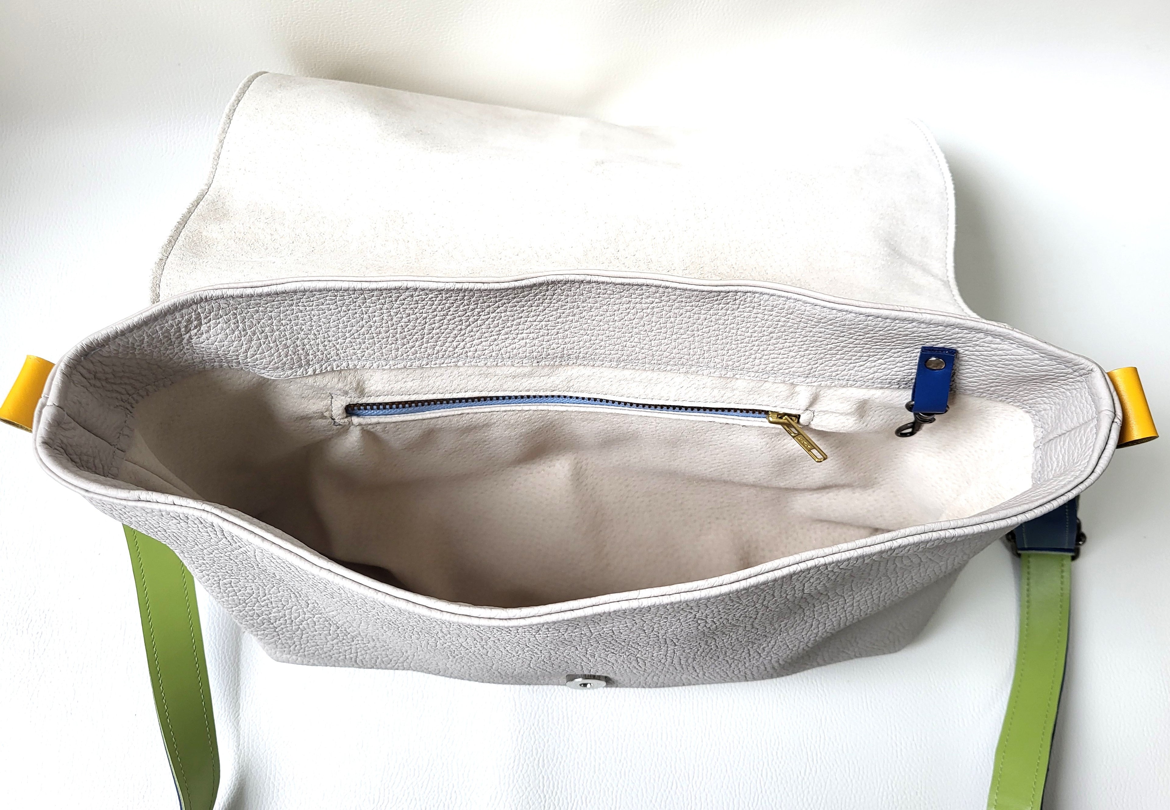 Crossbody leather bag
