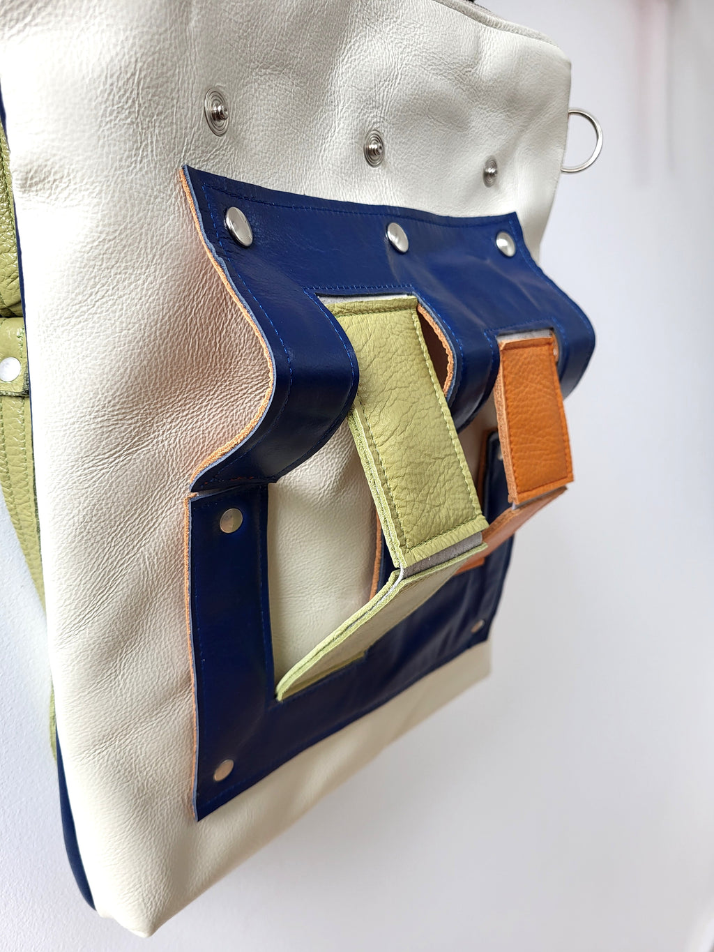Backpack leather bag 3 in 1