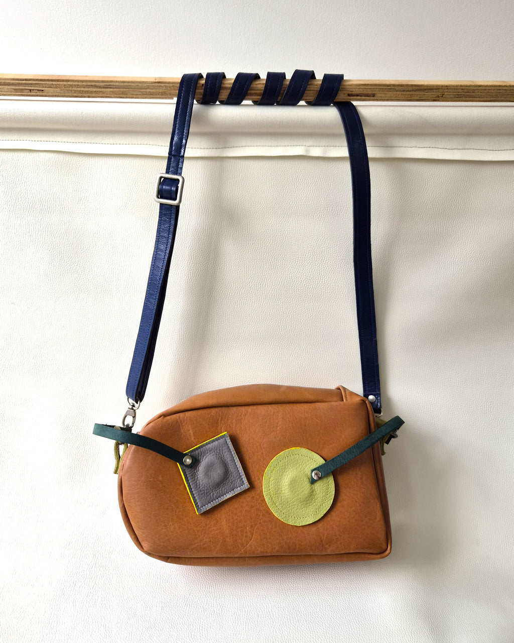 Small leather crossbody bag