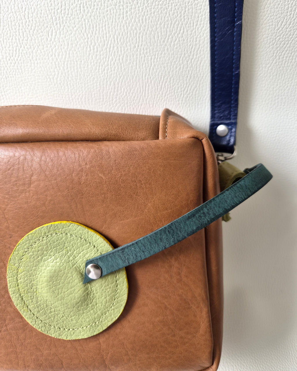 Small leather crossbody bag