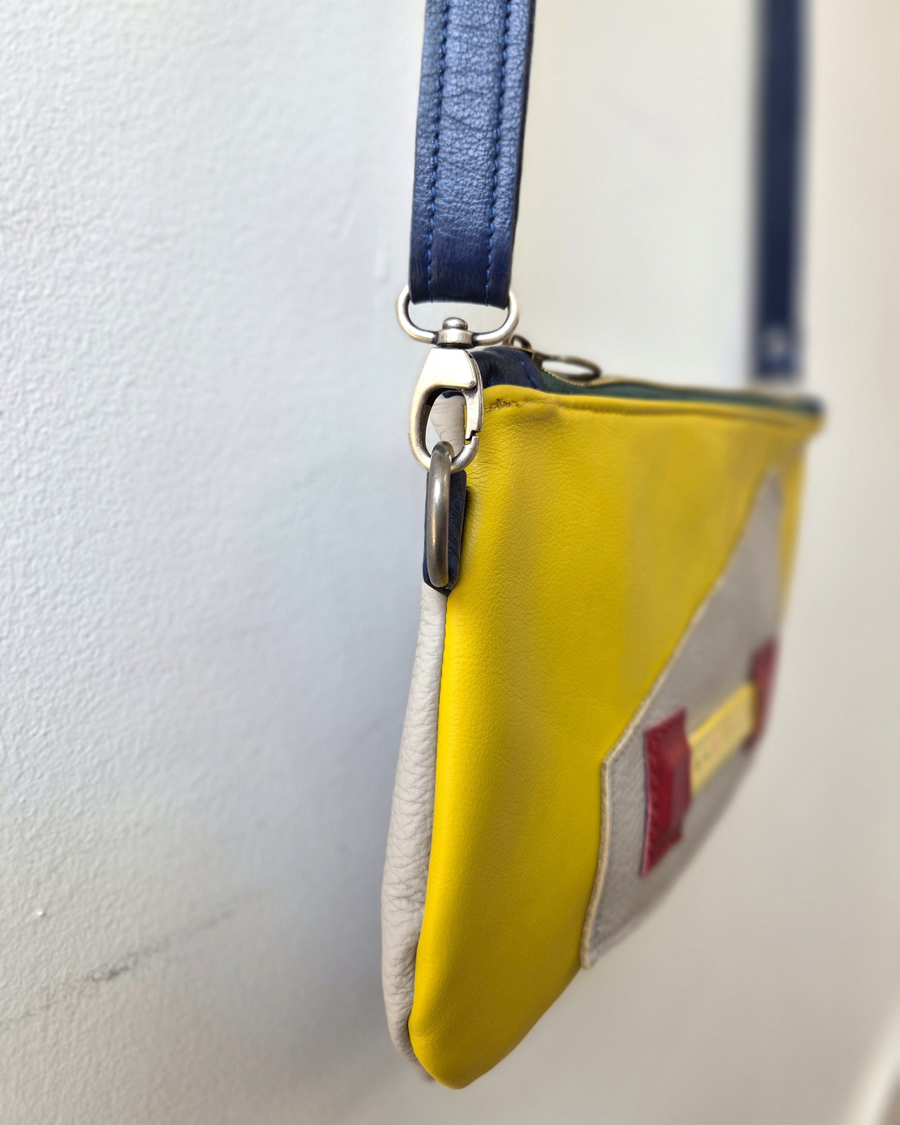 Small leather crossbody bag