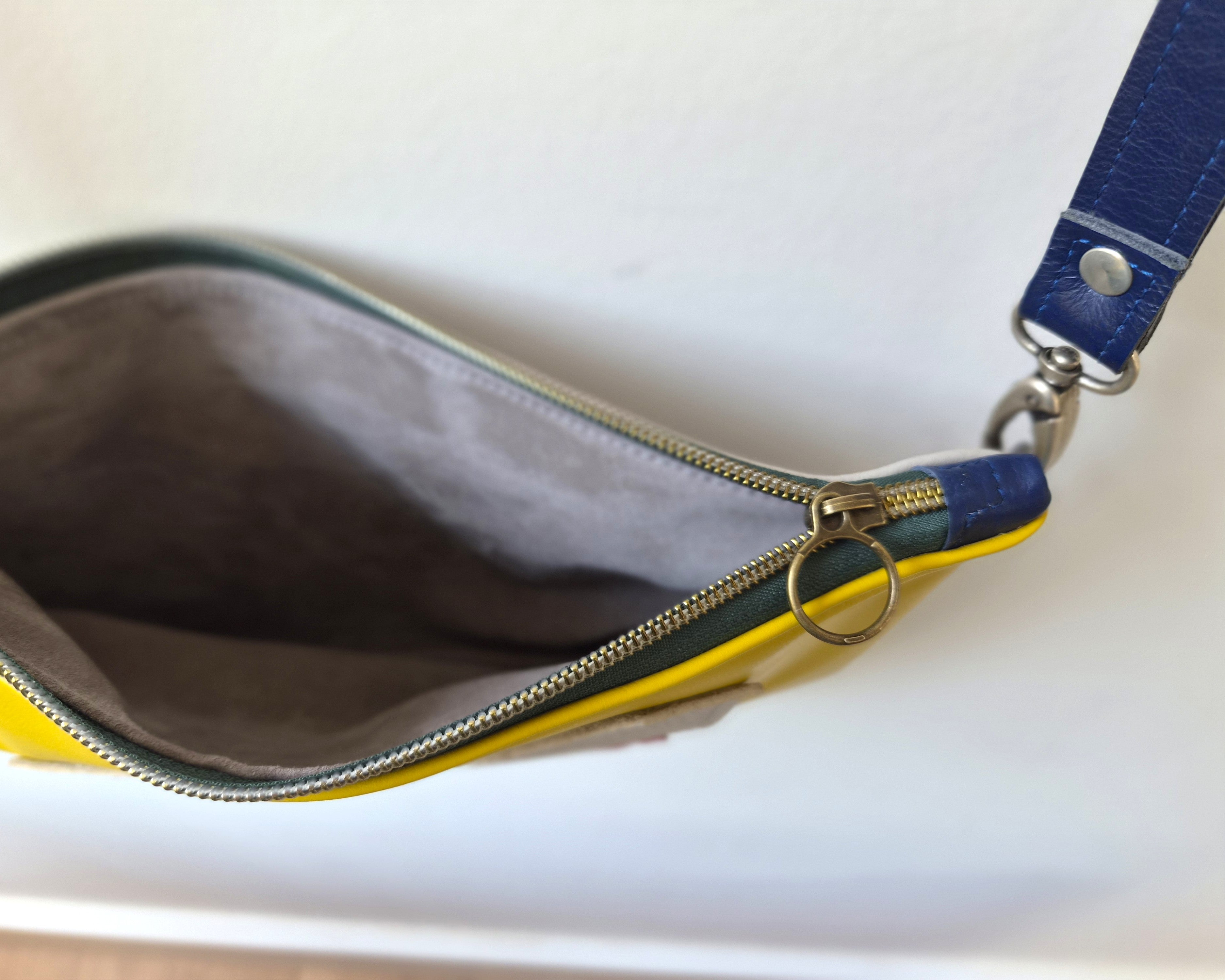Small leather crossbody bag