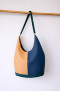 Hobo leather bag - double face