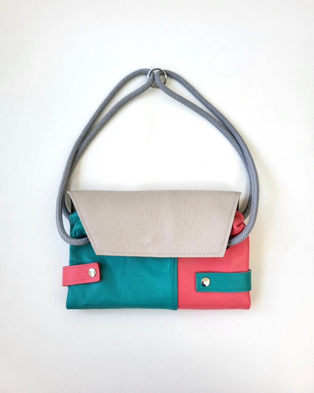 Backpack leather bag 2 in 1
