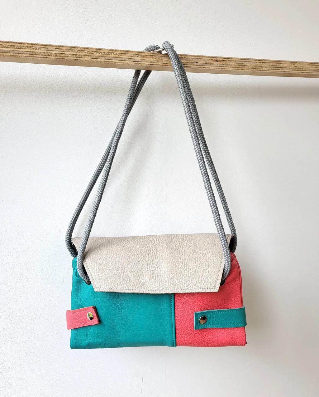 Backpack leather bag 2 in 1