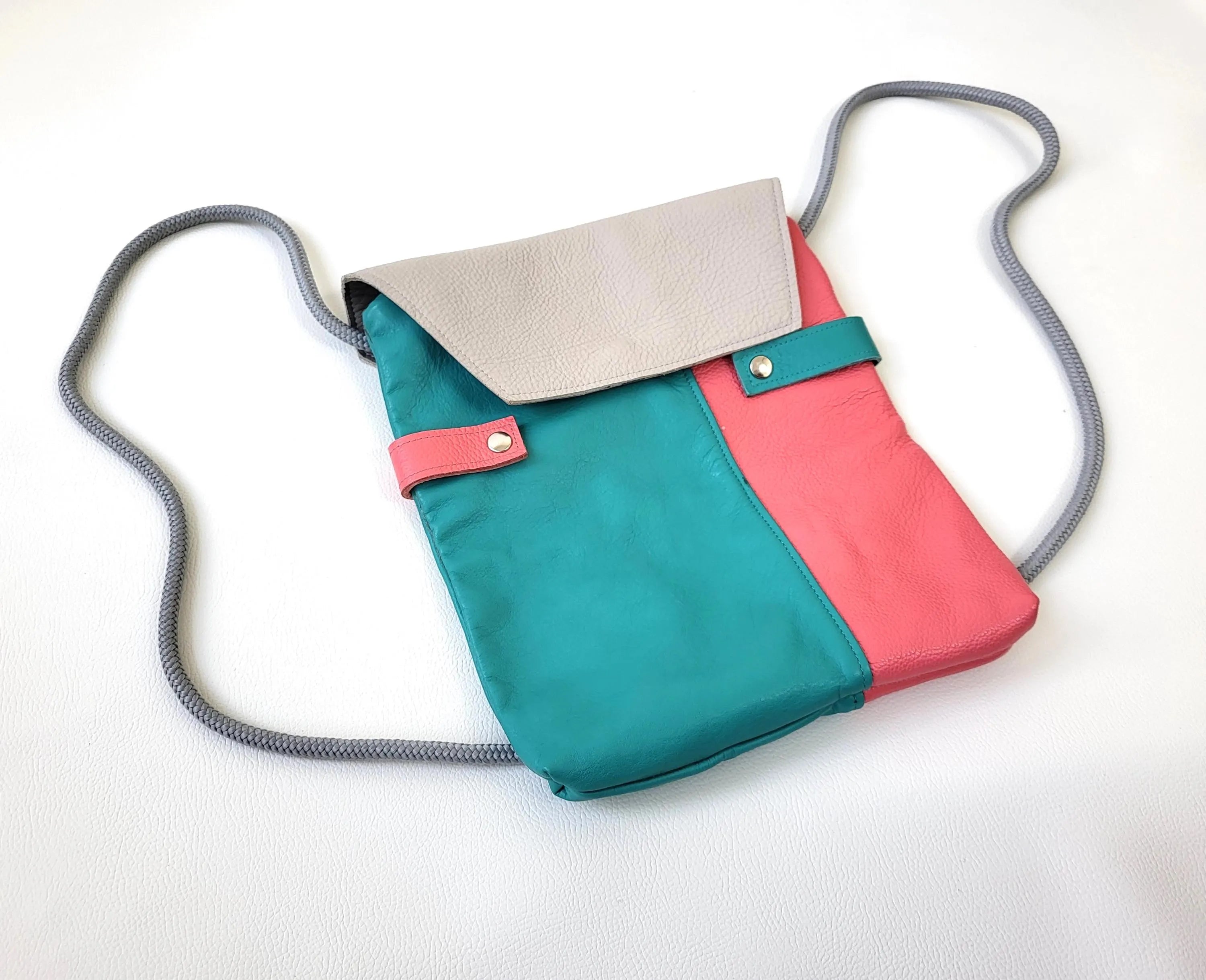 Backpack leather bag 2 in 1