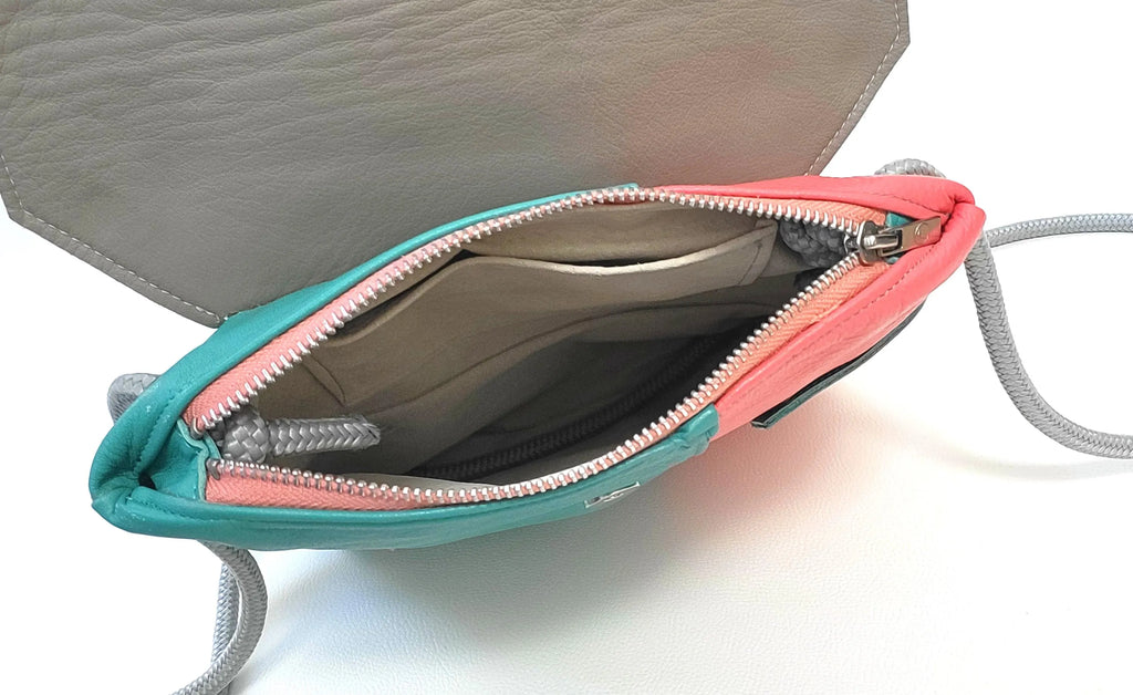 Backpack leather bag 2 in 1