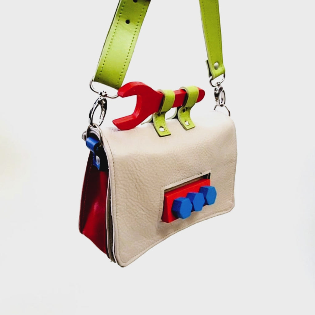 Small leather crossbody bag