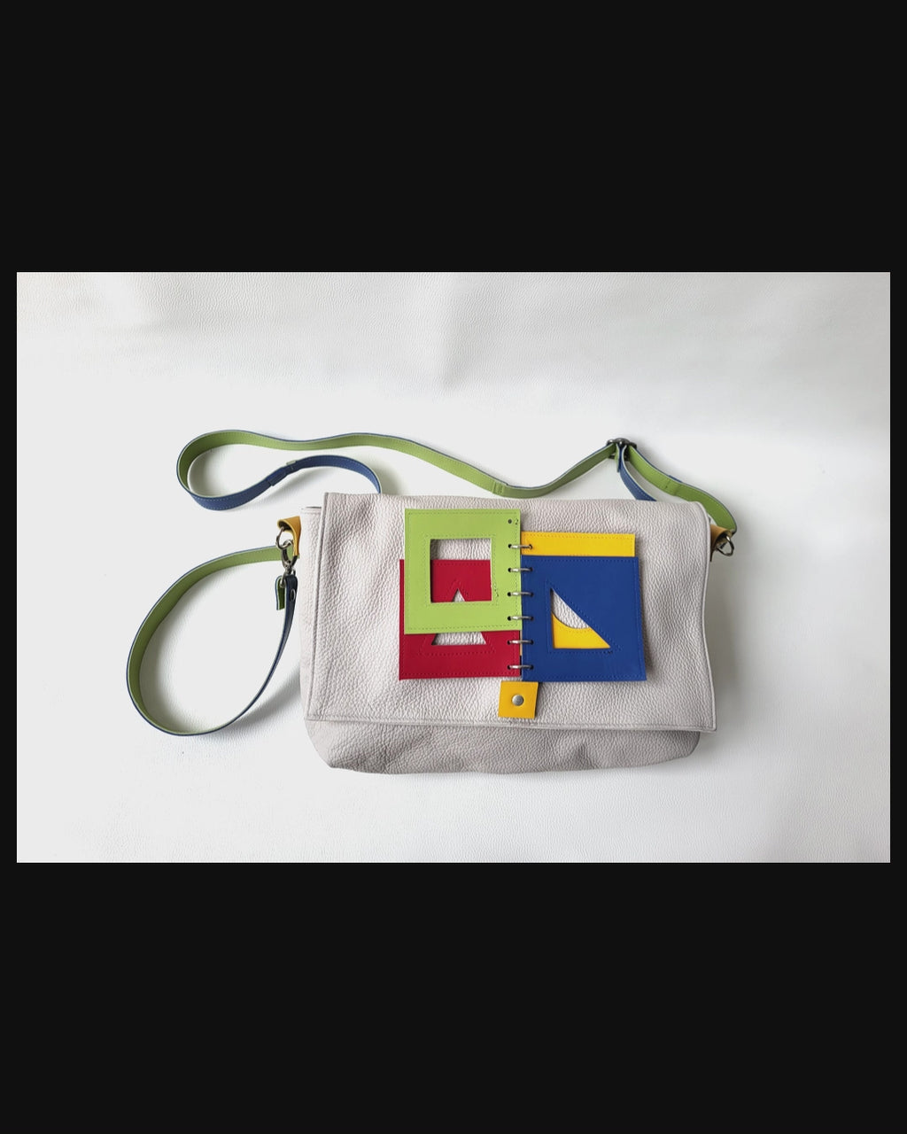 Crossbody leather bag