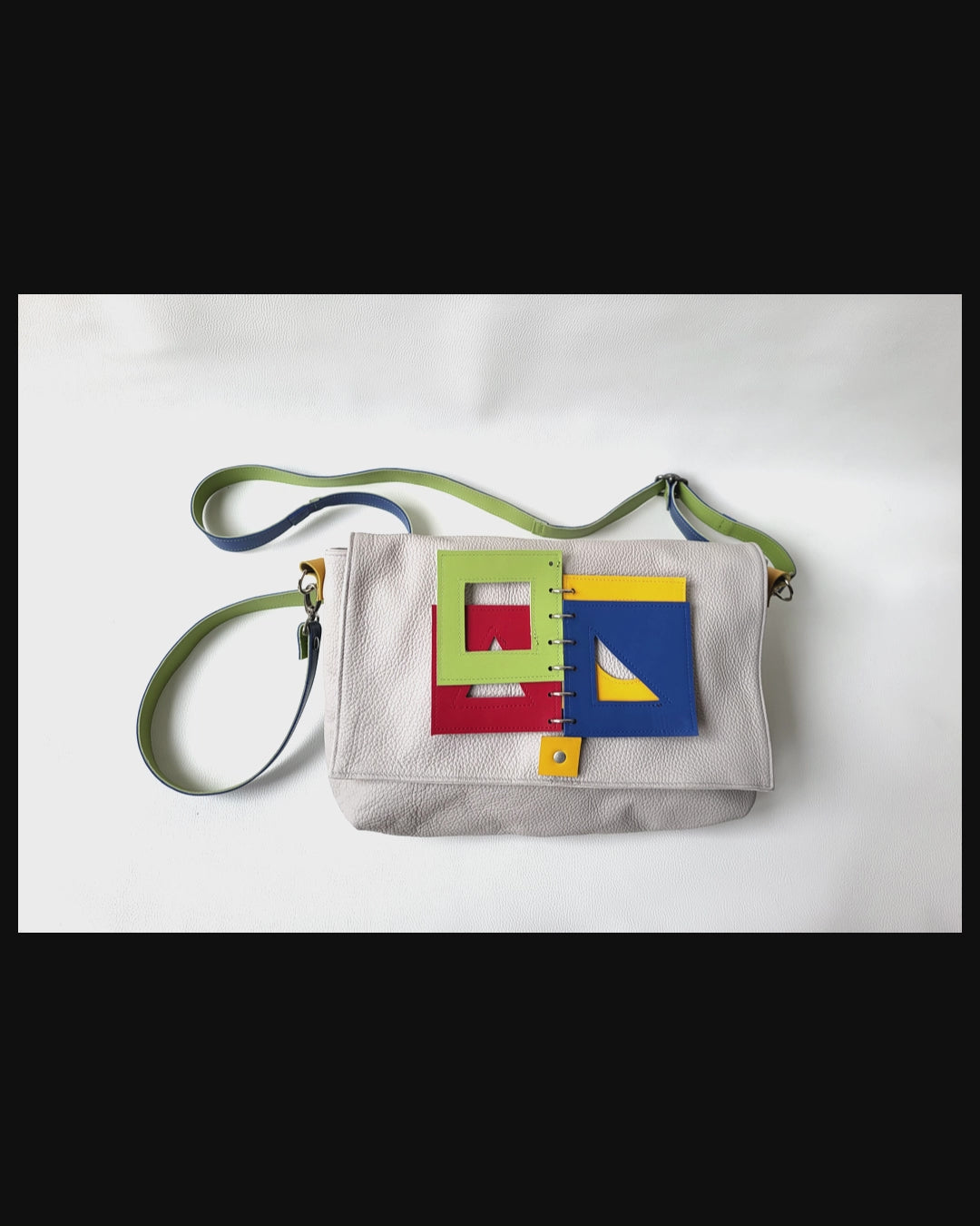 Crossbody leather bag